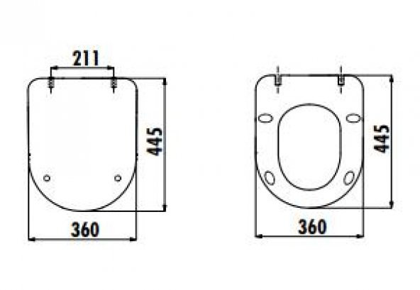 Creavit Duck Yavaş Kapanan Klozet Kapağı (Capuccino Mat) KC0903.01.0800E - 2