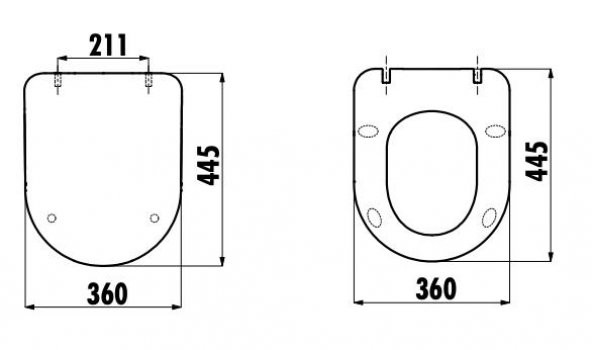 Creavit Duck Yavaş Kapanan Klozet Kapağı KC0903.02 - 2