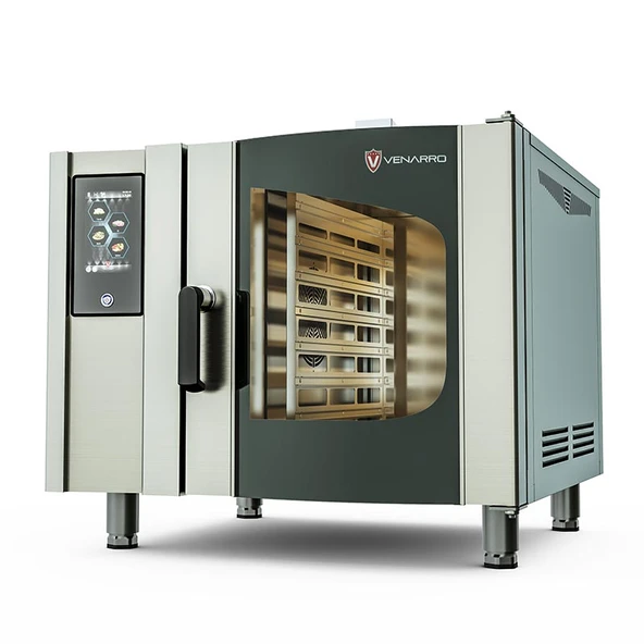 Venarro Balder DEF - K6D - Konveksiyonlu Fırın - Dijital - GN 1/1 - 6 Tepsi Kapasiteli - Elektrikli