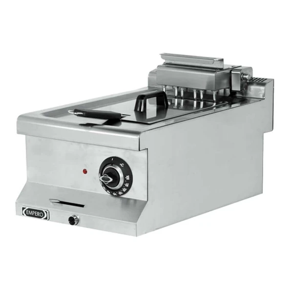 Empero EMP.6FE010 Elektrikli Fritöz-10 Litre Yağ Kapasiteli-Tahliyeli