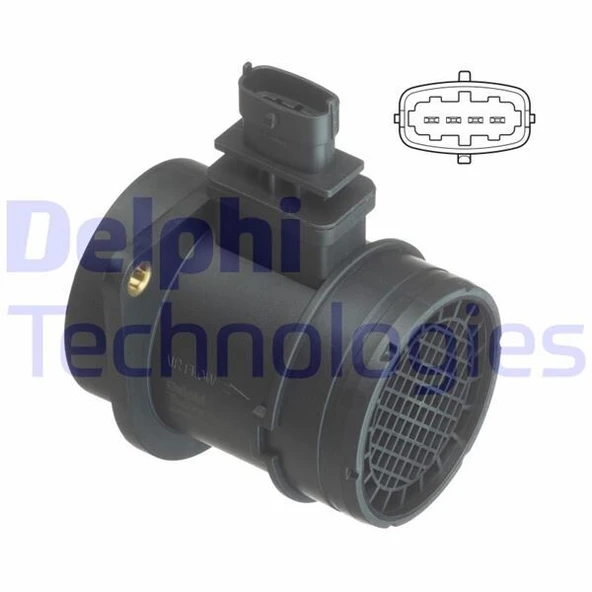HAVA KÜTLE ÖLÇER DEBİMETRE DOBLO 1.3JTD-BRAVO 1.9D MTJ-STILO 1.9 MTJ-FORD KA 1.3 TDCI  51782034-55206757-1542478 ürün görseli