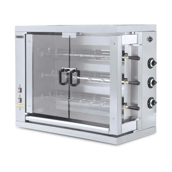 Empero EMP.3EG Gazlı Piliç Kızartma Makinesi 18 Piliç Kapasiteli - Doğalgazlı ürün görseli