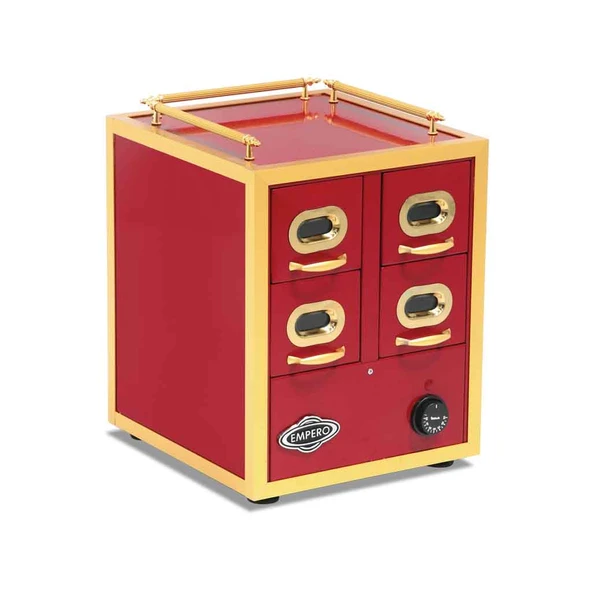 Empero EMP.KU.01 4 Çekmeceli Isıtmalı Kuruyemiş Ünitesi 34x38x45 cm ürün görseli