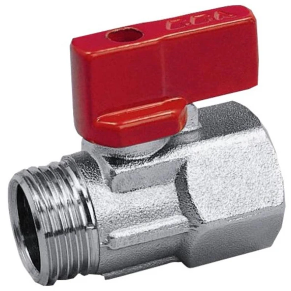 Eca 3/8 Küresel Valf Kırmızı Volan İçxdış Vida 102122027