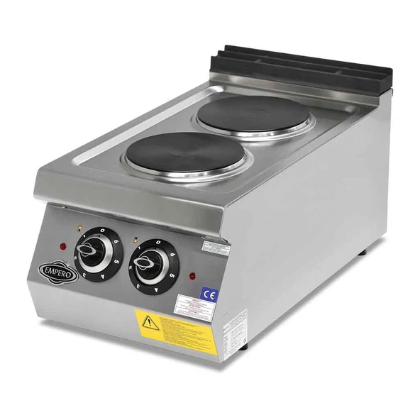 Empero EMP.PLS.7KE010-Y Elektrikli Ocak 2 Yuvarlak Pleytli ürün görseli
