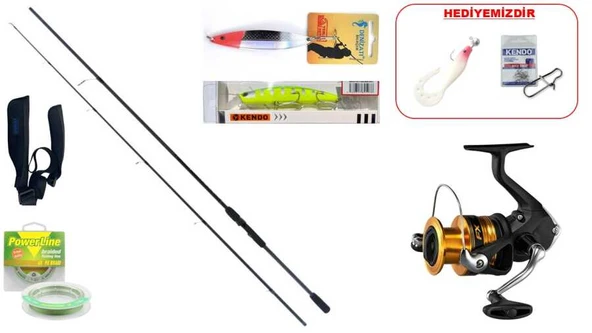 Remixon Double Black 270 cm 20–40 gr & Shimano FX C 3000 FC Spin Seti ürün görseli