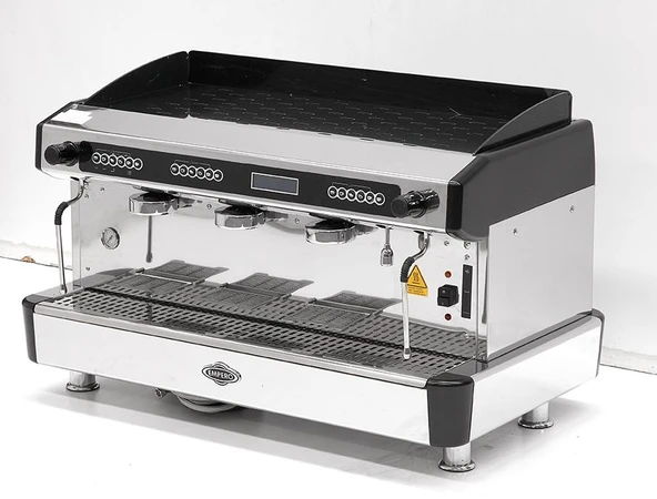 Empero EMP.CPC.3GB-D Espresso Kahve Mak. - 3 grup - tam otomatik - siyah ürün görseli