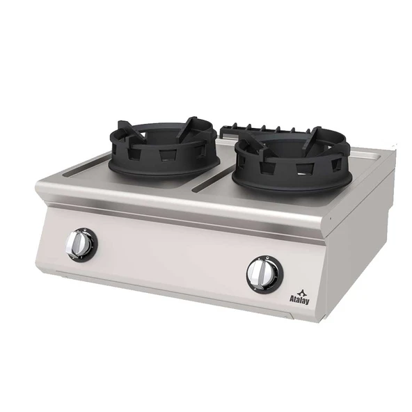 Atalay AWO-873 Wok Ocak Setüstü Çi·ft Bekli· 800x730x300 mm Lpg/Ng ürün görseli 1
