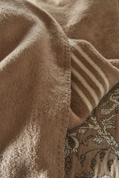 Narle Çift Kişilik Winter Set Bej - Resim 5