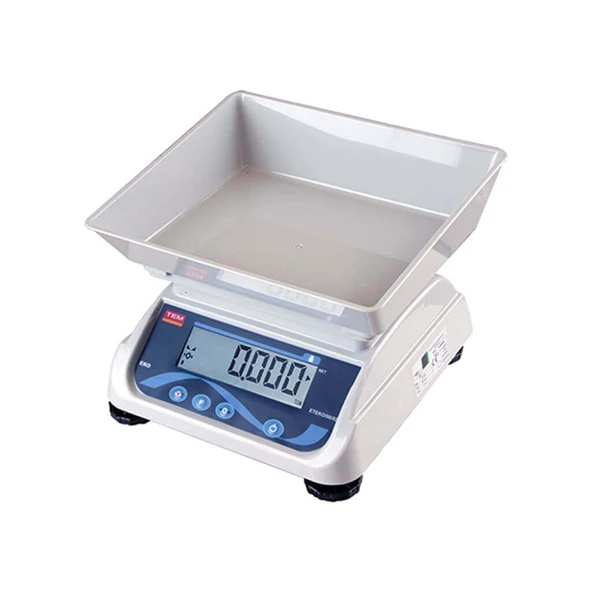 Tem TEKO20 Elektronik Terazi-20 kg kapasiteli-2 g hassasiyet