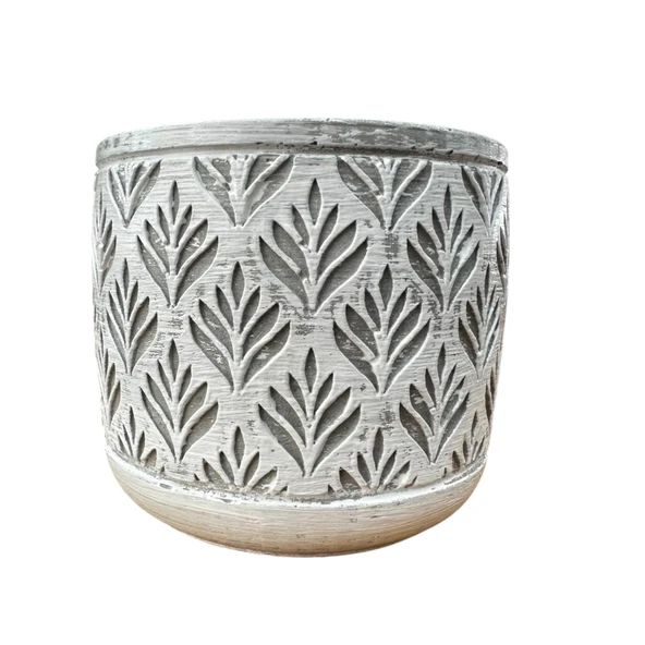 Bitki Tasarımı Ev dekorasyon Gri Lotus Beton Saksı Çiçeklik Saksılık ürün görseli