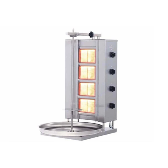 Atalay ADG-4S Döner Ocağı-Gazlı 4 Gözlü-Sabit