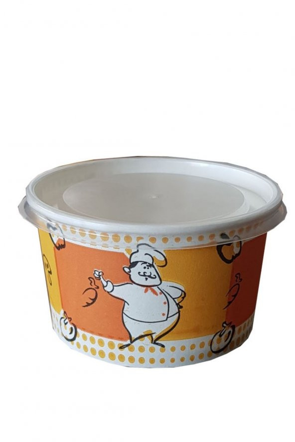 Hayal Sepeti Kapaklı Karton Çorba Kasesi 25 Adet - 5