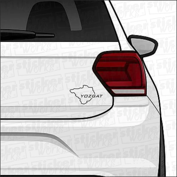 Yozgat İl Harita Sticker – Şehir Aşkını Yansıt! ürün görseli 1