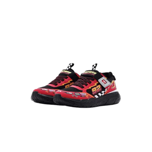 Erkek Çocuk Siyah/kirmizi Spor Ayakkabı - Resim 4