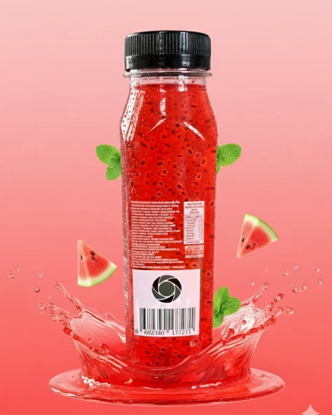 FESLEĞEN TOHUMLU KARPUZ AROMALI İÇECEK 250 ML PET - Resim 2