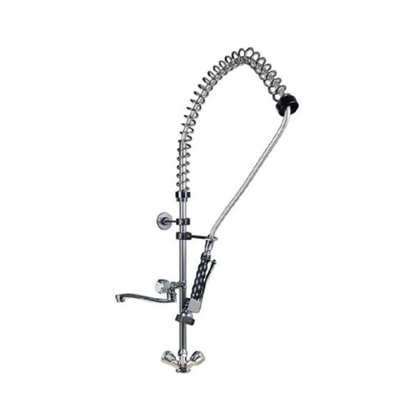 Erginoks ERG.DSTMM Ön Yıkama Duş Sprey Ünitesi-tezgaha monte-ara musluklu-çift su girişli ürün görseli 1