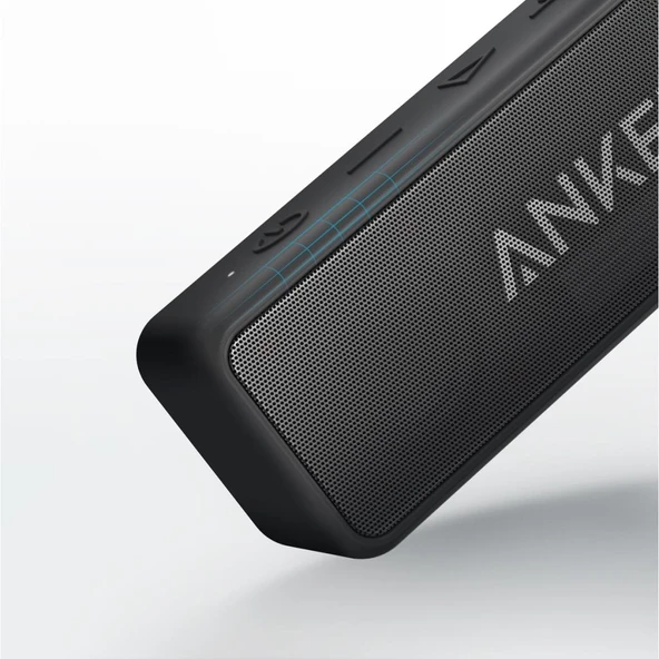 ANKER Soundcore 2 Bluetooth Hoparlör - 12W Stereo Ses - IPX5 Suya Dayanıklılık - 24 Saate Varan Şarj - Siyah - A3105 (Anker Türkiye Garantili) - 2