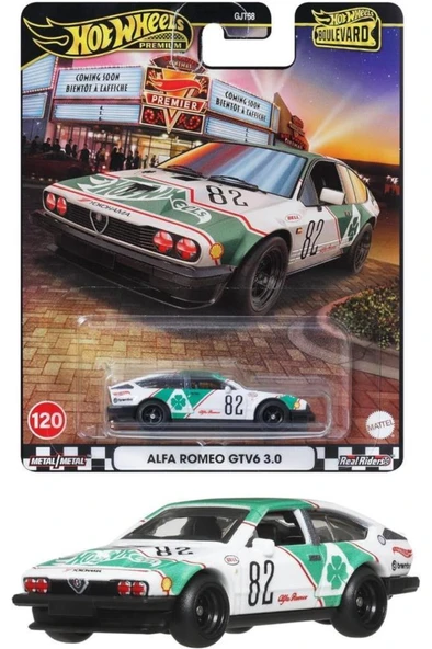 HOT WHEELS Boulevard Premium Araçlar GJT68 - JBL16 ALFA ROMEO GTV6 3.0