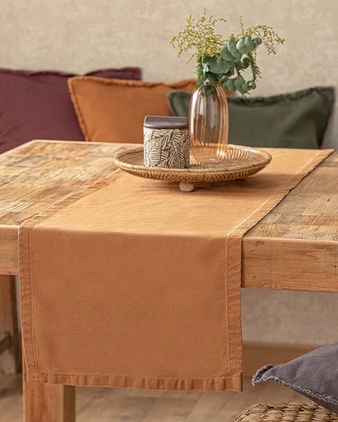 English Home Harvey Pamuk Runner 40x140 cm Taba ürün görseli