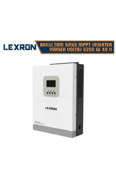 6.2 KW 90-500V TAM SİNÜS AKILLI MPPT İNVERTER LEXRON ürün görseli