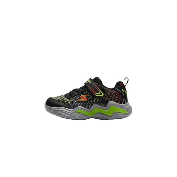 Erkek Çocuk Siyah Işıklı Spor Ayakkabı 400125n Bklm - Resim 7