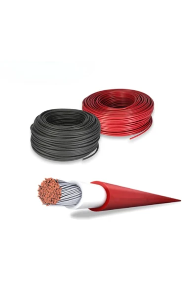 6mm2 Mppt Şarj Kontrol Cihazı Ve Akü Arası 5+5 10 m Solar Kablosu ürün görseli