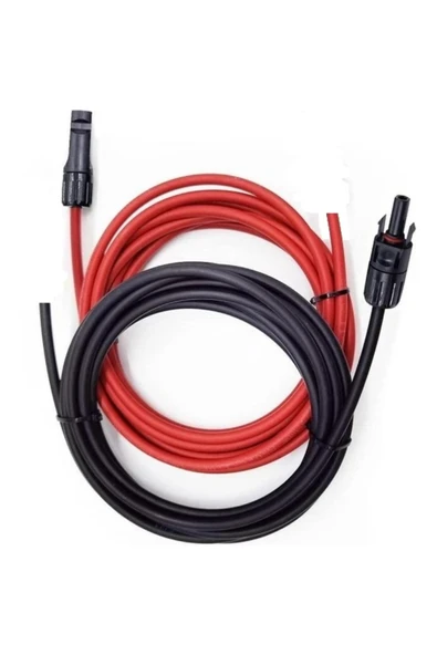 Mc4 Soketli (1+1) 2 Metre 6 mm Güneş Paneli Solar Kablo ürün görseli