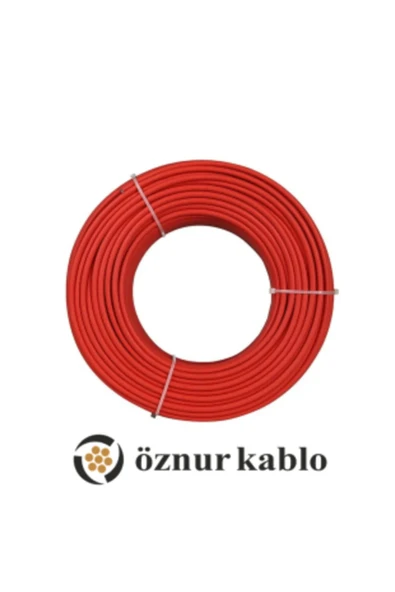 15 Metre Öznur 6 MM Solar Kablo H1Z2Z2-K Kırmızı (FOTOVOLTAİK) ürün görseli
