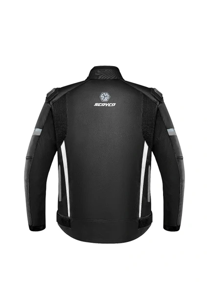 SCOYCO JK153 SİYAH DERİ 4 MEVSİM MOTOSİKLET MONTU - 4