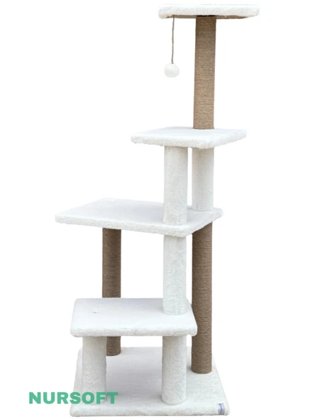 Nursoft Premium Tırmalama Tahtası Çok Katlı Uzun Büyük Boy Kedi Koltuk Tırmalama Koruyucu - Resim 2