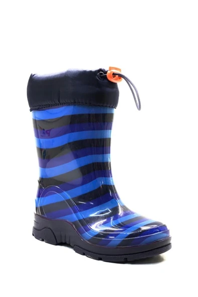 Arısan Su Geçirmez Kaydırmaz Taban Erkek Kız Unisex Kürklü Çocuk Yağmur Çizmesi Kar Botu AI100 - Resim 11