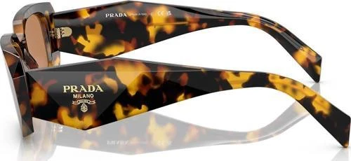 Prada SPR 17W VAU2Z1 Tortoise-Dark Brown Kadın Güneş Gözlüğü - Resim 2