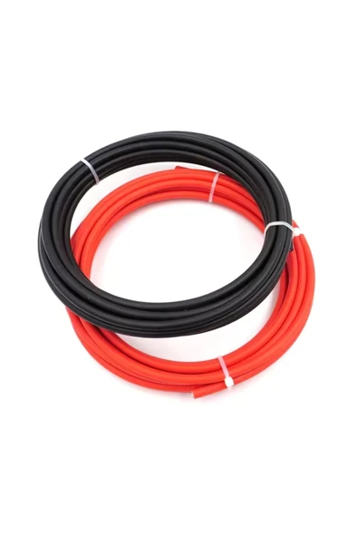 6mm2 Mppt Şarj Kontrol Cihazı Ve Akü Arası 5+5 10 m Solar Kablosu - Resim 2