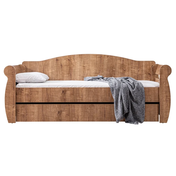 Yavrulu Karyola, Taht Yavrulu Yatak - Ceviz 1 Adet Comfort Yatak - 4