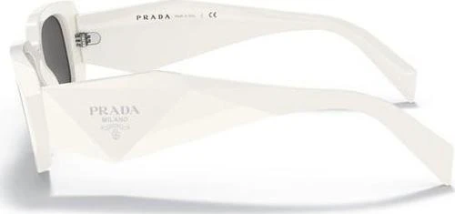 Prada SPR 17W 1425S0 White-Dark Grey Kadın Güneş Gözlüğü - Resim 3