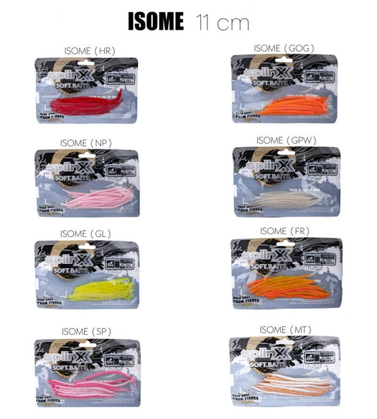 SPIINX ISOME SİLİKON 11CM 14P MILKY TAN - 2