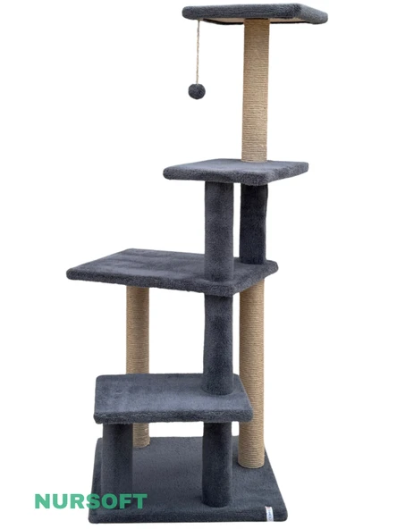 Nursoft Premium Tırmalama Tahtası Çok Katlı Uzun Büyük Boy Kedi Koltuk Tırmalama Koruyucu - Resim 2