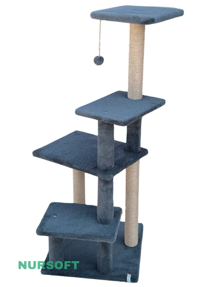 Nursoft Premium Tırmalama Tahtası Çok Katlı Uzun Büyük Boy Kedi Koltuk Tırmalama Koruyucu - Resim 4