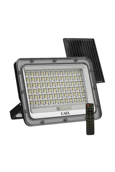 CT-4649 Solar Led 200W Platinium 6400K Beyaz Işık Kumandalı Projektör Güneş Enerjili