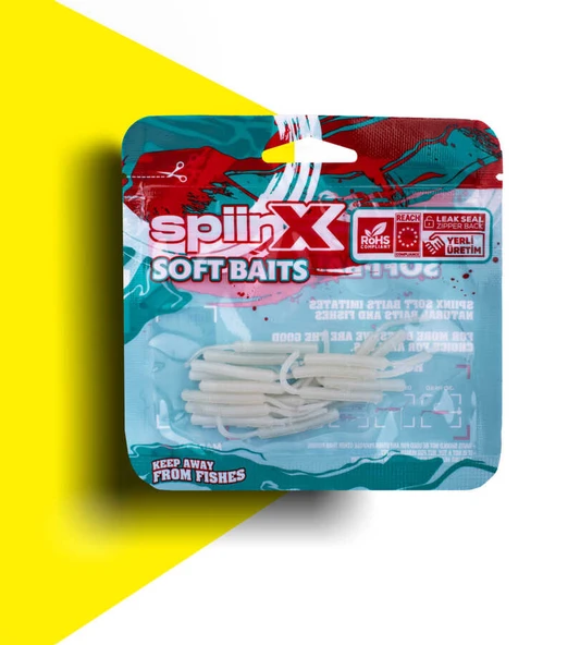 SPIINX BABY FISH SİLİKON 4.5CM 18P WHITE - 1