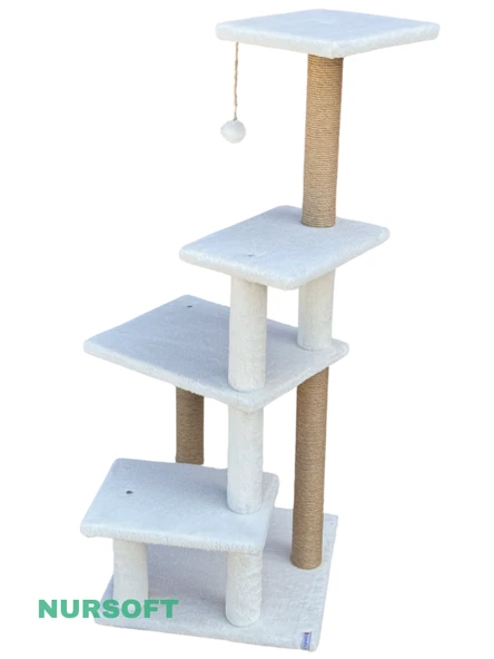 Nursoft Premium Tırmalama Tahtası Çok Katlı Uzun Büyük Boy Kedi Koltuk Tırmalama Koruyucu - Resim 4