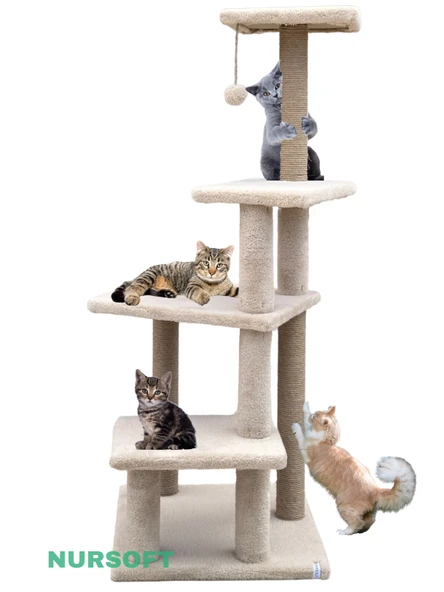 Nursoft Premium Tırmalama Tahtası Çok Katlı Uzun Büyük Boy Kedi Koltuk Tırmalama Koruyucu ürün görseli
