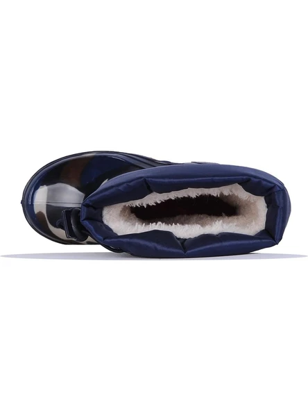 Arısan Su Geçirmez Kaydırmaz Taban Erkek Kız Unisex Kürklü Çocuk Yağmur Çizmesi Kar Botu AI100 - Resim 7