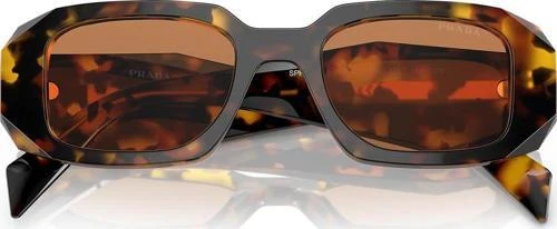Prada SPR 17W VAU2Z1 Tortoise-Dark Brown Kadın Güneş Gözlüğü - Resim 3