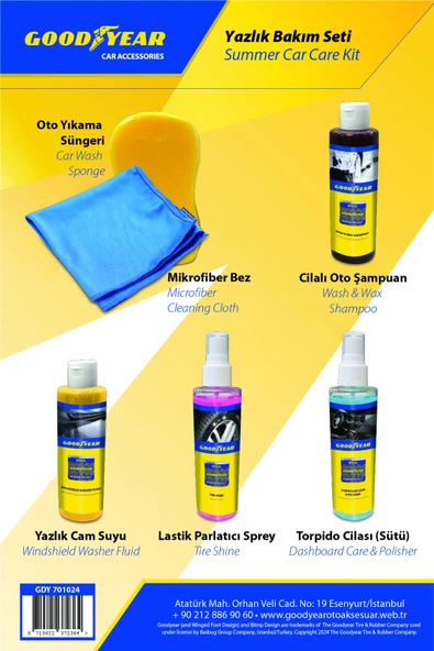 Otomobil Yaz Bakım Seti - Resim 2