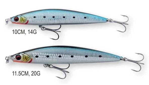 Savage Gear Gravity Shallow 10cm 14gr Sahte Balık  LS Ghost Sardine - Resim 8