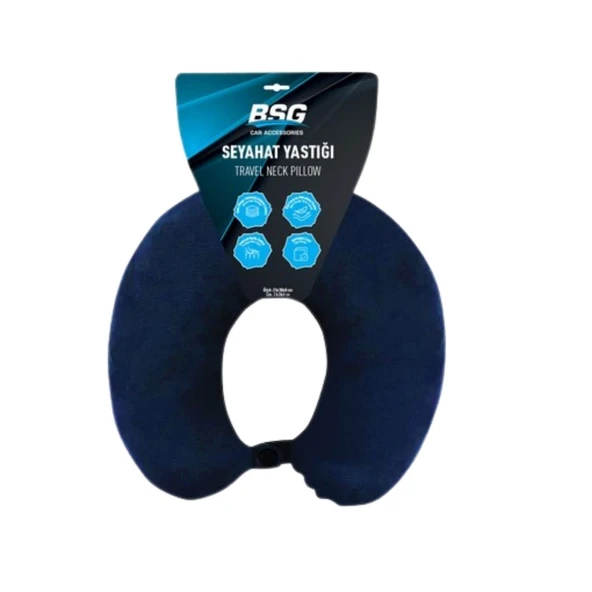 Akıllı Süngerli Seyahat Boyun Yastığı ürün görseli