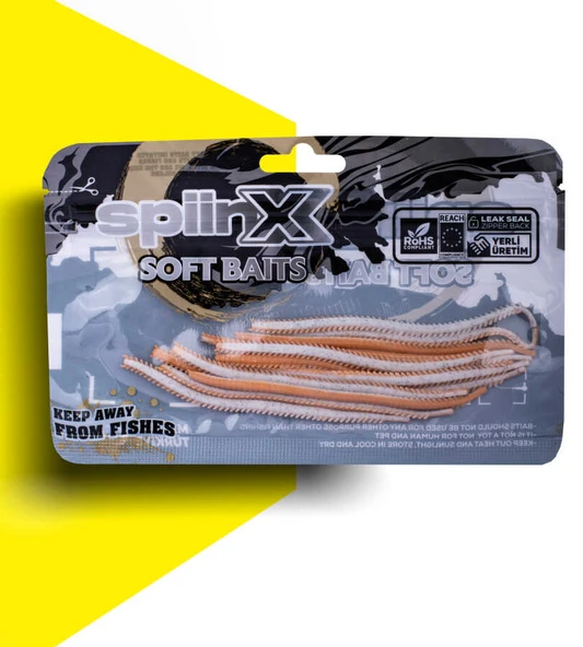 SPIINX ISOME SİLİKON 11CM 14P MILKY TAN - 3