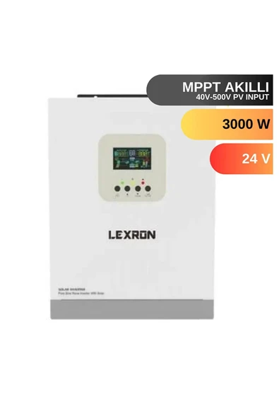24V 3KW 3000VA MPPT Akıllı İnverter HV 40V-450V ürün görseli